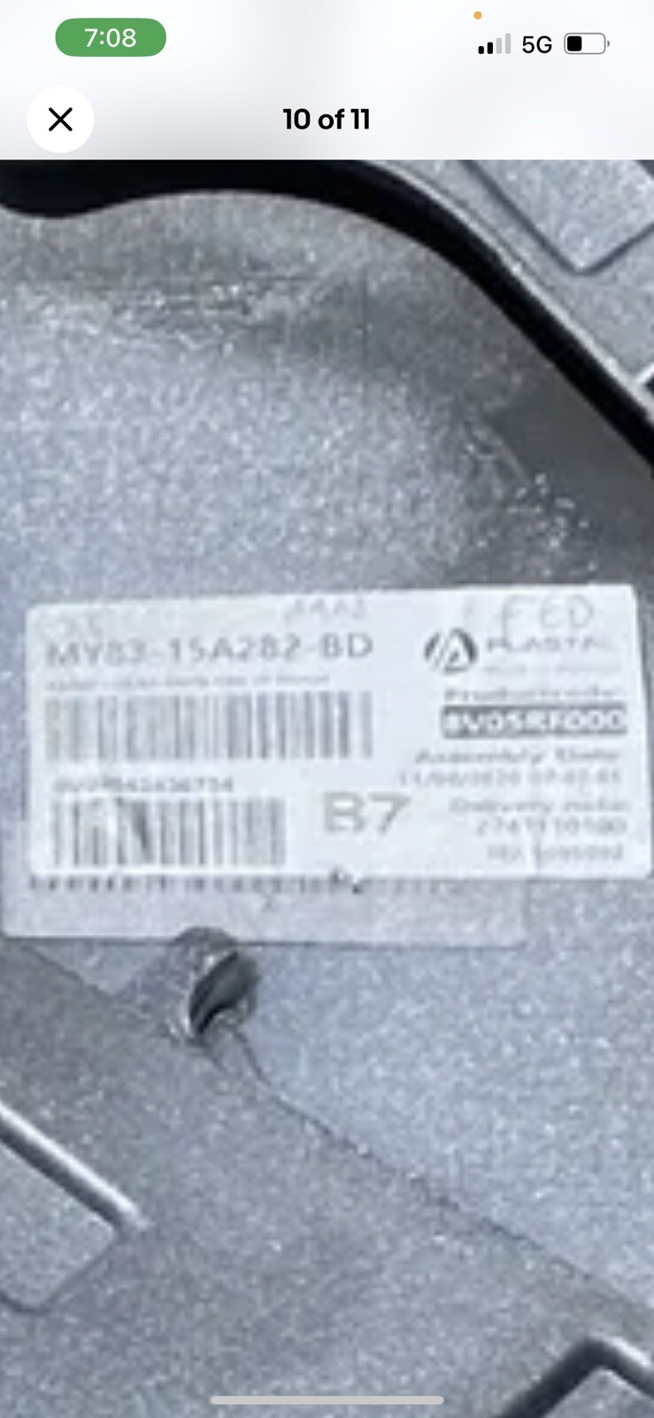 2022 Aston Martin dbx rear LH bumper cover