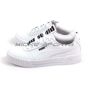 puma carina black and white