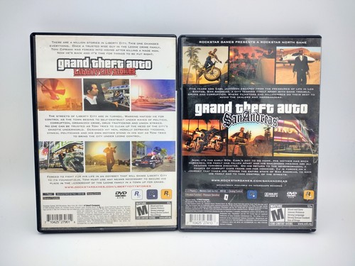 Grand Theft Auto GTA Liberty City Stories & San Andreas (Both Tested) for PS2 - Picture 2 of 5