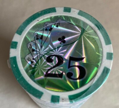 50 Royal Flush U Choose Color Laser Poker Chips Casino Chips NEW