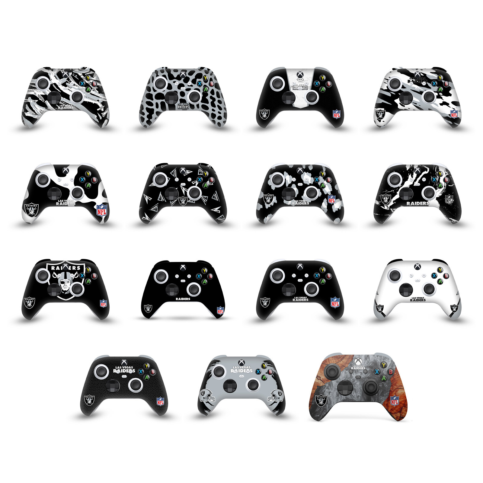 NFL LAS VEGAS RAIDERS VINYL SKIN DECAL FOR XBOX SERIES X / SERIES S CONTROLLER