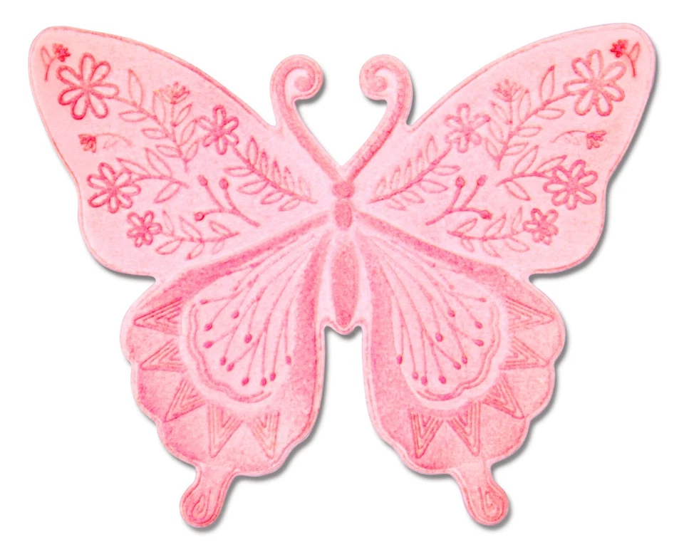 Sizzix Impresslits 3-D Floral Butterfly #666305 Retail $14.99 - Image 4 of 4
