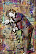 Jerry Lee Lewis Poster, Jerry Lee Lewis Pop Art Tribute Print Free Shipping US