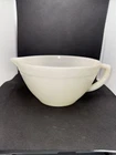 Vintage Fire King Milk Glass D Handle Batter Mixing Bowl Pour Spout Pitcher Oven