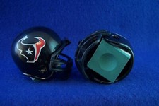 2 NFL FOOTBALL BILLIARDS MINI GUMBALL HELMETS POOL CHALK HOLDERS HOUSTON TEXANS