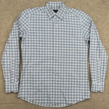 Ermenegildo Zegna Men's Plaid Long Sleeve Button Up Dress Shirt Size Medium