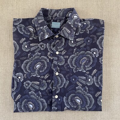 Culturata Short Sleeve Wallpaper Floral Print Contemporary Culturata Short Sleeve Wallpaper Floral Print Contemporary