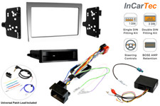 Porsche 987/ 997 Single/ Double DIN car stereo fitting kit (SWC/ BOSE RETENTION)