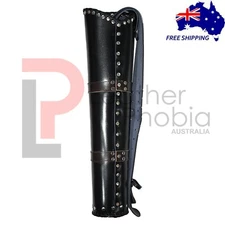 Arrow Hip Quiver Genuine Plain Leather Arrow Holder Traditional Handmade Quivers