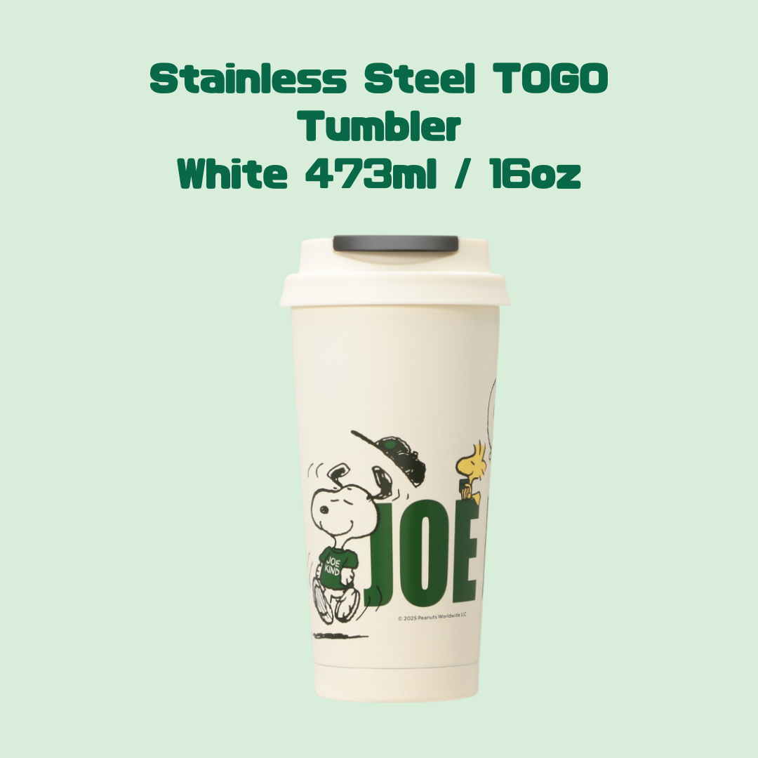 PEANUTS + Starbucks Japan 2025 JOE KIND SNOOPY Tumbler Mug Tote