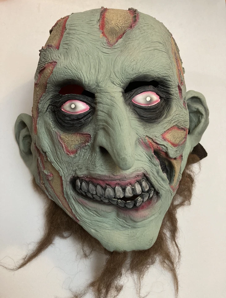 Rubber Mask Zombie Ghoul Adult Unisex Halloween Cosplay - Image 4 of 4