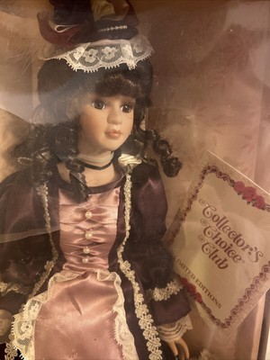 collectors choice porcelain dolls limited edition 18th-19th Victorian Dress. New