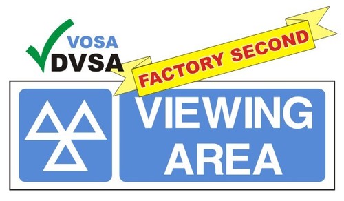 MOT SIGNS | MOT SIGN | MOT SIGN PACK VOSA DVSA | MOT VIEWING AREA ...