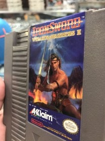 Iron Sword Wizards & Warriors II NES solo cartuccia non testata