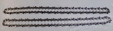 2 used Stihl saw chains 3 3/8 x 50 66 drive links Item number 1581