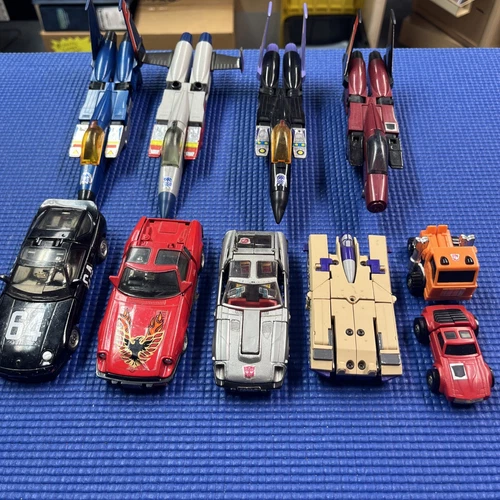 Vintage Transformers Lot Bandai Fair lady Z & Jets