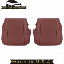 2013-2020 For Lexus GS350 Driver/Passenger Bottom Leather Seat Covers Red