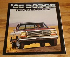 Original 1985 Dodge Pickup Ramcharger Sales Brochure 85 Ram 50 D100 150 250