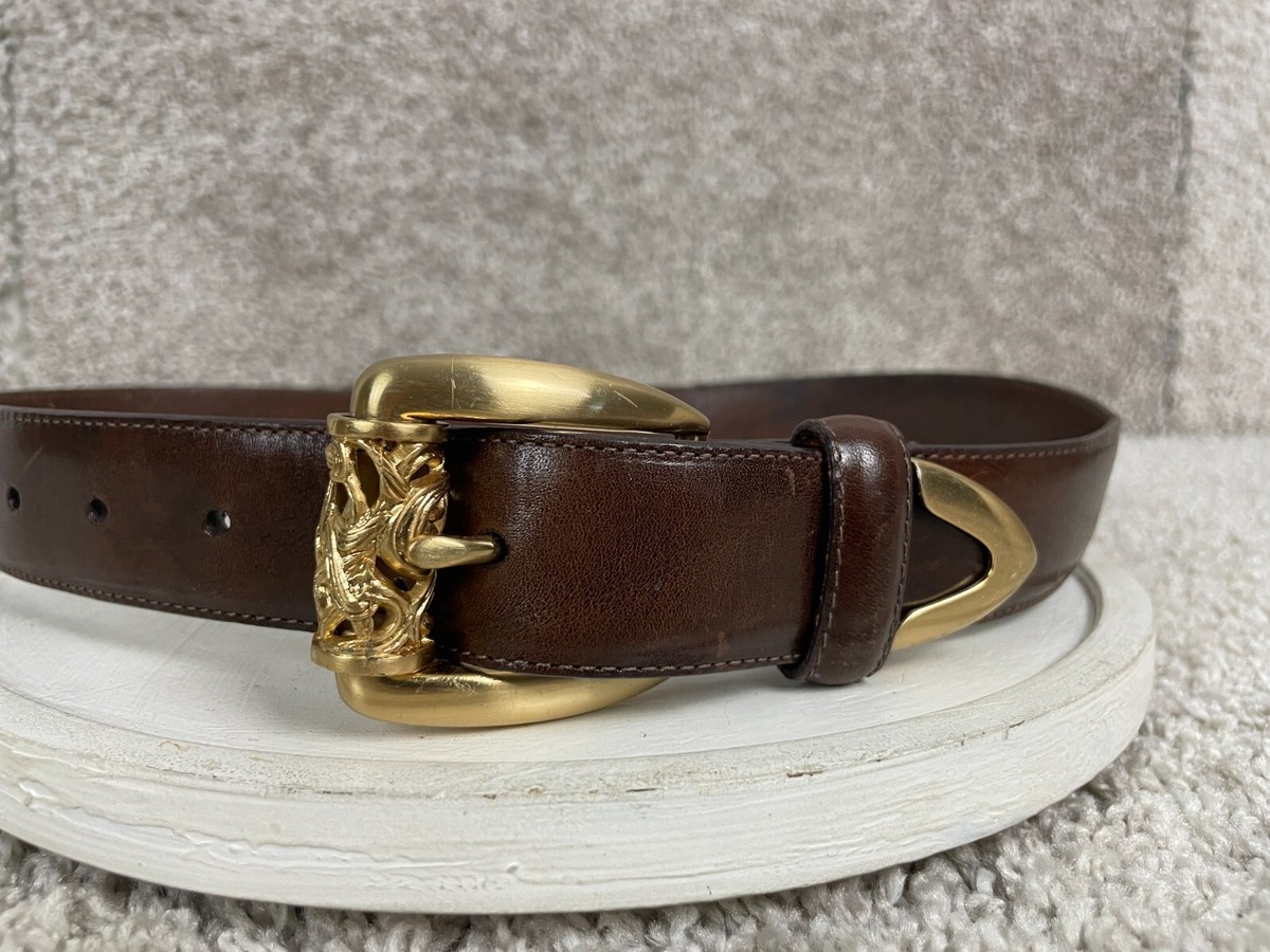 Vintage 1993 Brighton Dress Belt Mens 32.5 display picture 2