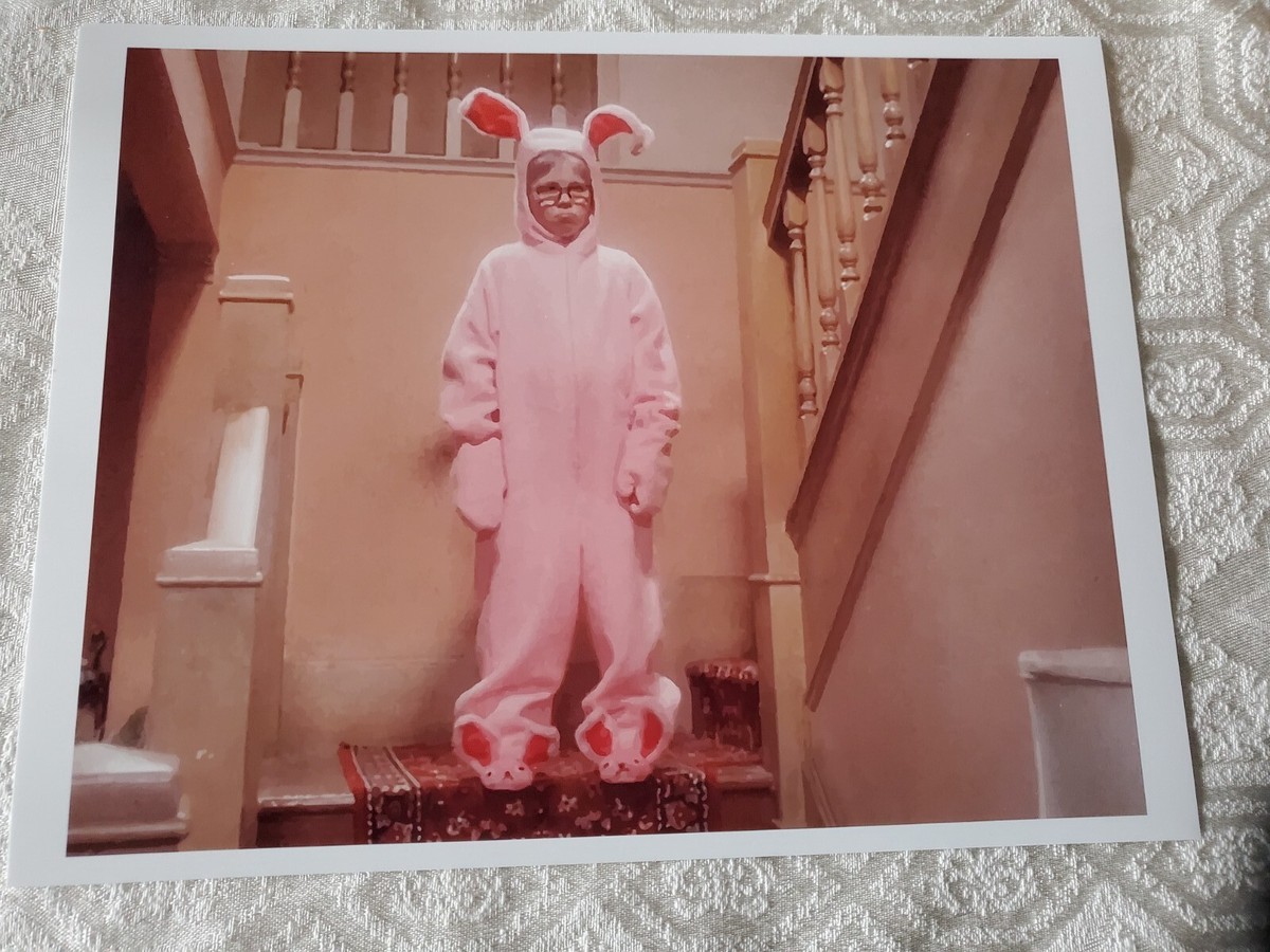 Pink Bunny Suit Christmas Story Bunny Pjs Ralphie Christmas Story