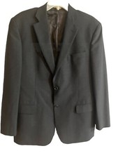 Brooks Brothers Men  s 42 R Suit Jacket Wool Stretch Sport Coat Blazer Charcoal