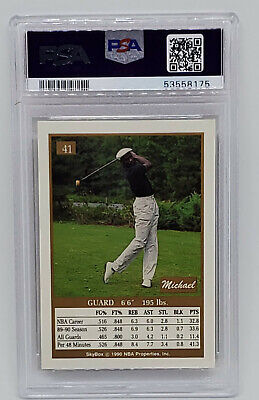 1990 Skybox Michael Jordan #41 PSA 9 MINT Basketball Card 1990 Skybox Michael Jordan #41 PSA 9 MINT Basketball Card