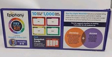NEW Educational Epiphany Grades 3-9 Sight Word Kit: Individual Box 1000 Fry...
