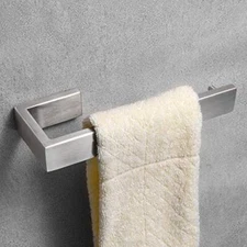 Bathroom Hardware Towel Bar Sus 304 Stainless Steel Square Towel Ring Shelf Hold
