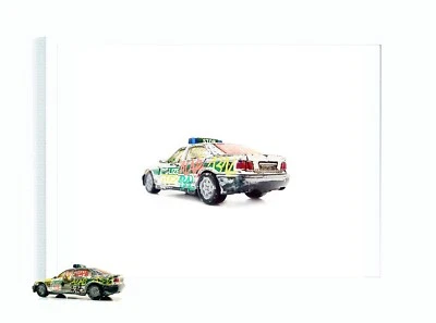 bmw e36  Graffiti Bild auf Leinwand Street Art  Kunstdruck, Wandbild, arttoy - Bild 1 von 3