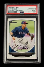 Joey Gallo Signed 2013 Bowman Draft Top Prospects #TP5 Rookie Card RC Auto PSA A