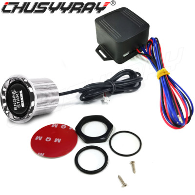 1 Set Car Ignition Switch Keyless Entry Remote Starter Engine Push Start Button