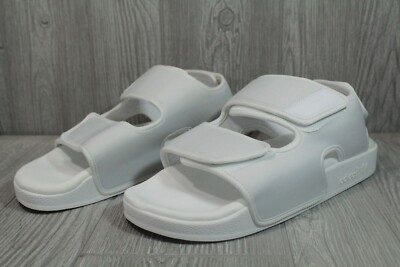 Adidas Originals Mens Adilette 3.0 Sandal - White adidas Originals Mens Adilette Sandal 3.0 White EG5026 Size  main image 3