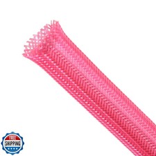 Braided Expandable Cable Sleeve, PET Wire Loom, Flexible Mesh Sle