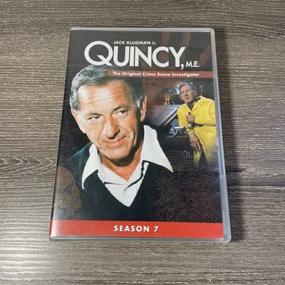READ* Quincy, M.E. Season 7 (DVD) Jack Klugman Crime Scene Investigator TV Show