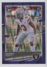 2020 Panini Donruss Optic Rookies Purple Shock Prizm Damon Arnette #106 05mq