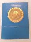 1971 United Nations Peace Medal Solid Bronze In Original Holder Only One!  — photo 2