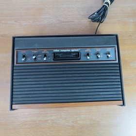 Atari CX-2600 6-Switch Console Bundle 2 Joysticks 2 Paddles OEM Power - WORKING