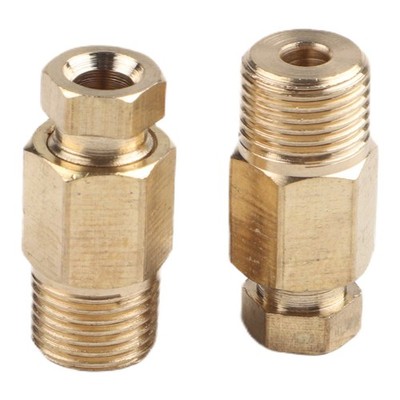 Messing Klemmverschraubungen 12 Stück für 4 mm Außendurchmesser Rohre für BS