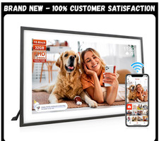 Frameo 15.6 Inch Large Digital Photo Frame, Digital Picture Frame WiFi with 32GB
