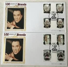 GB QEII 1997 100 Years Of Dracula Horror/Terror Gutter Pairs Benham Silk FDC’s