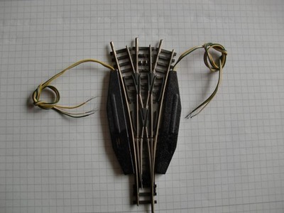 Spur N Minitrix  Dreiwege Weiche  Atk. 4940  Elektrisch / geprüft