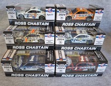 ROSS CHASTAIN 6 DIFFERENT 2024 DIECAST CARS 1/64  LIONEL  BUSCH - JOCKEY  NEW