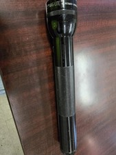 Vintage Aluminum Black Maglite 3 D Cell Flashlight 12 1/4 Mag Lite Light USA