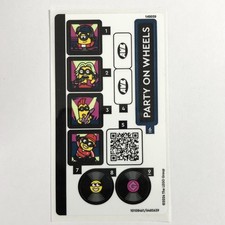 LEGO STICKER SHEET 75581 Minions' Music Party Bus Despicable Me 4 Decals