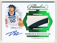 2024-25 Flawless Terrence Shannon Jr. RPA Emerald Patch Auto Rc #HPA-TSJ (4/5)