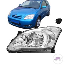 Toyota Corolla E12 FACELIFT Scheinwerfer LINKS 04-07 H7/H7 Valeo System+Motor