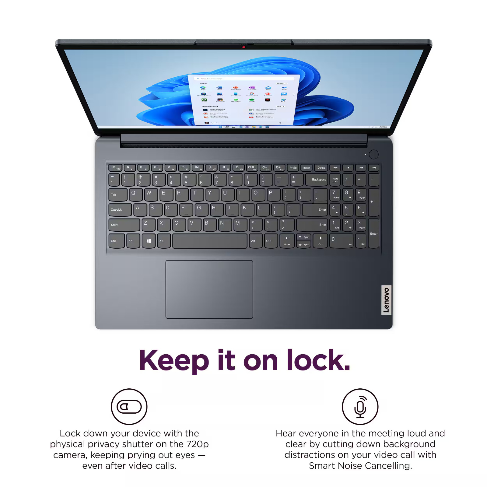 Laptop Lenovo IdeaPad 15.6" FHD táctil AMD Ryzen 5, 8GB RAM 512GB SSD, Win 11 Pro, imagen 5