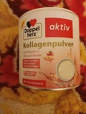 Doppelherz aktiv Kollagenpulver Pfirsich Vitamin C Zink Biotin Neu 150g …