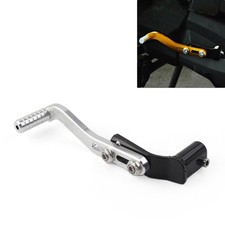 CNC-Schalthebel Fu&szlig;st&uuml;tze Pedal Fu&szlig;st&uuml;tze Schalthebel Aluminium Universal Silber