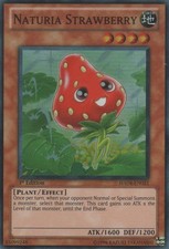 Naturia Strawberry - HA04-EN021 - Super Rare - 1st Edition - Damaged